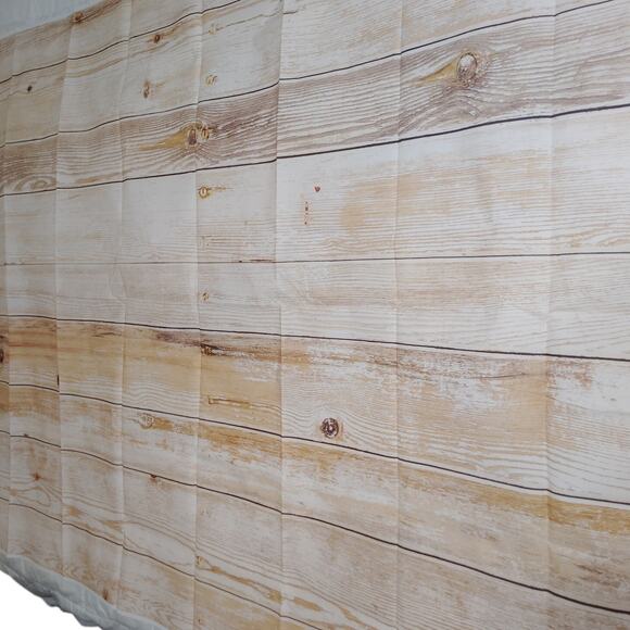 7 FT x 5 FT Backdrop Lt. Brown Aged Planks Seamless Vintage/Rustic Background - Picture 1 of 5